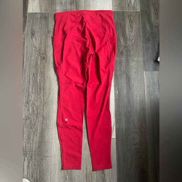 Lululemon Red Swift Speed High-Rise Tights 28” - Picture 2 of 6